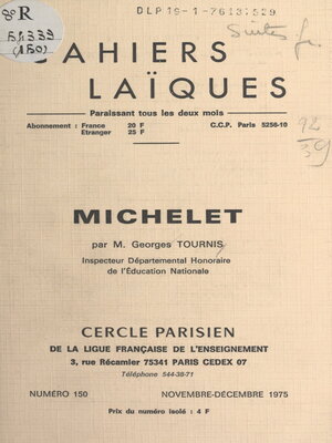 cover image of Michelet